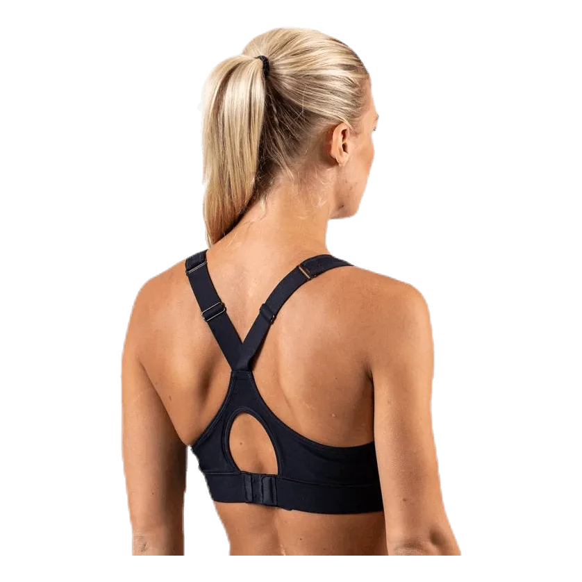 Under Armour Warp Knit High Impact Bra Black