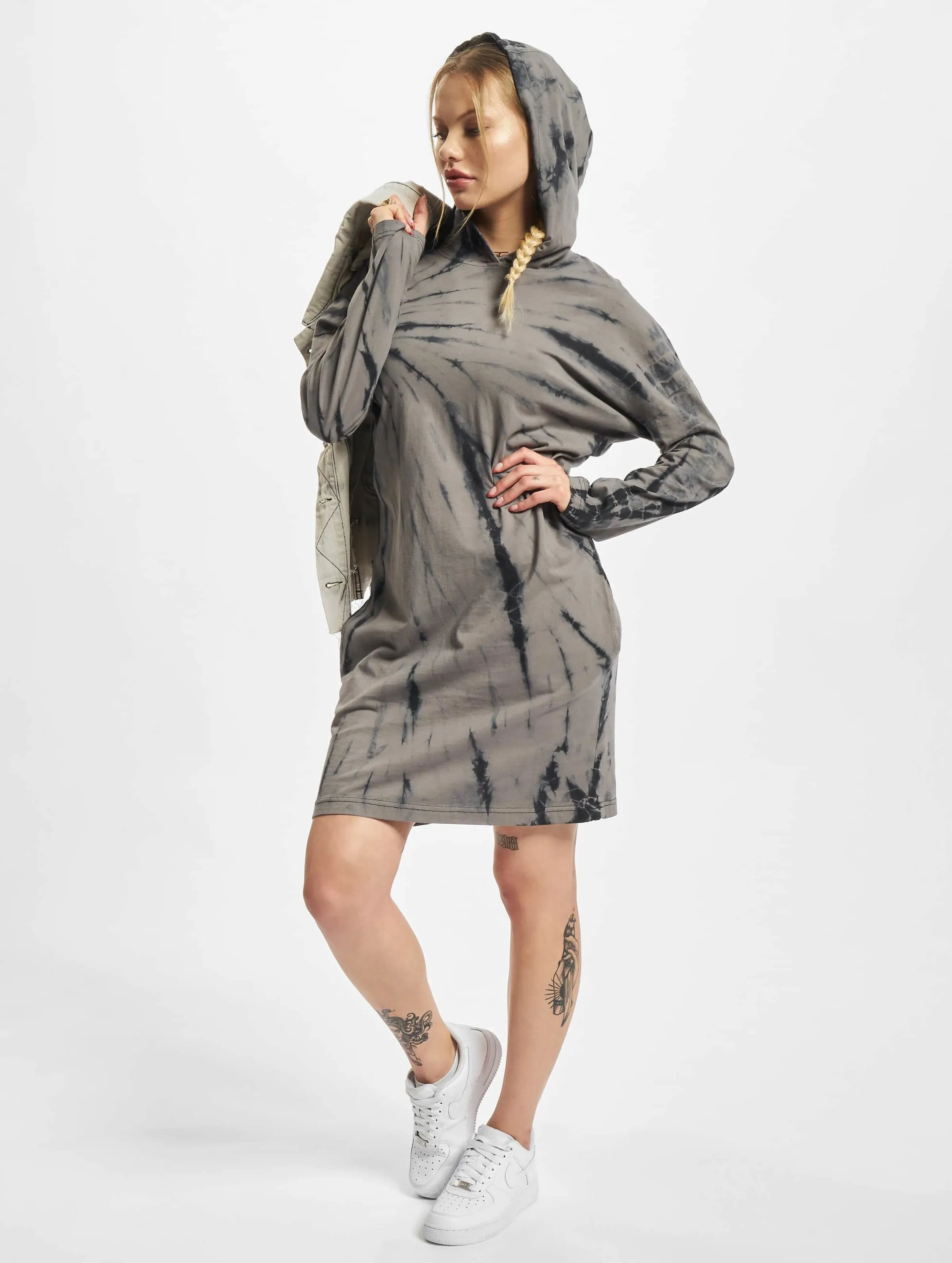 Urban Classics Ladies Oversized Tie Dye Hoody