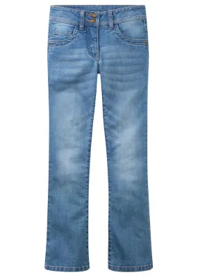 Vaqueros elásticos bootcut Azul medio blanqueado