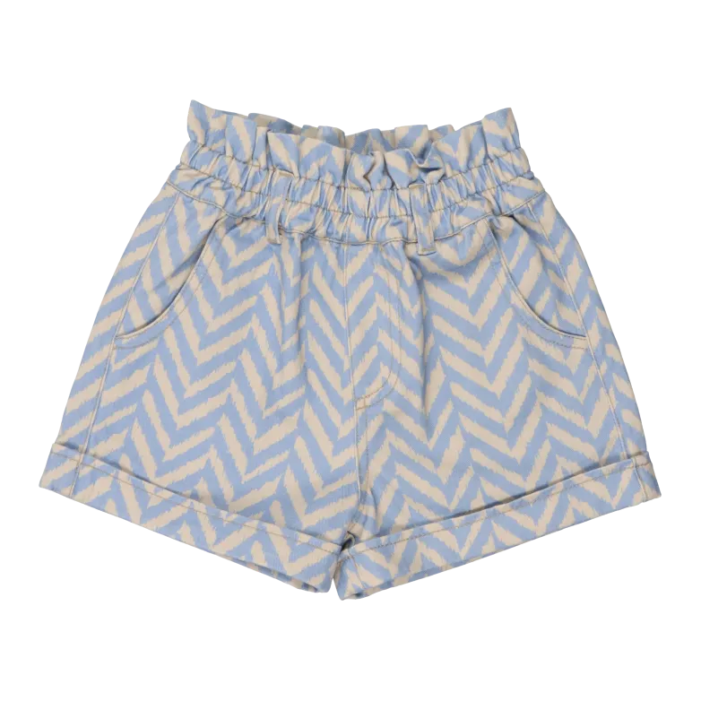 WEST HILLS - Short de algodón estampado en azul