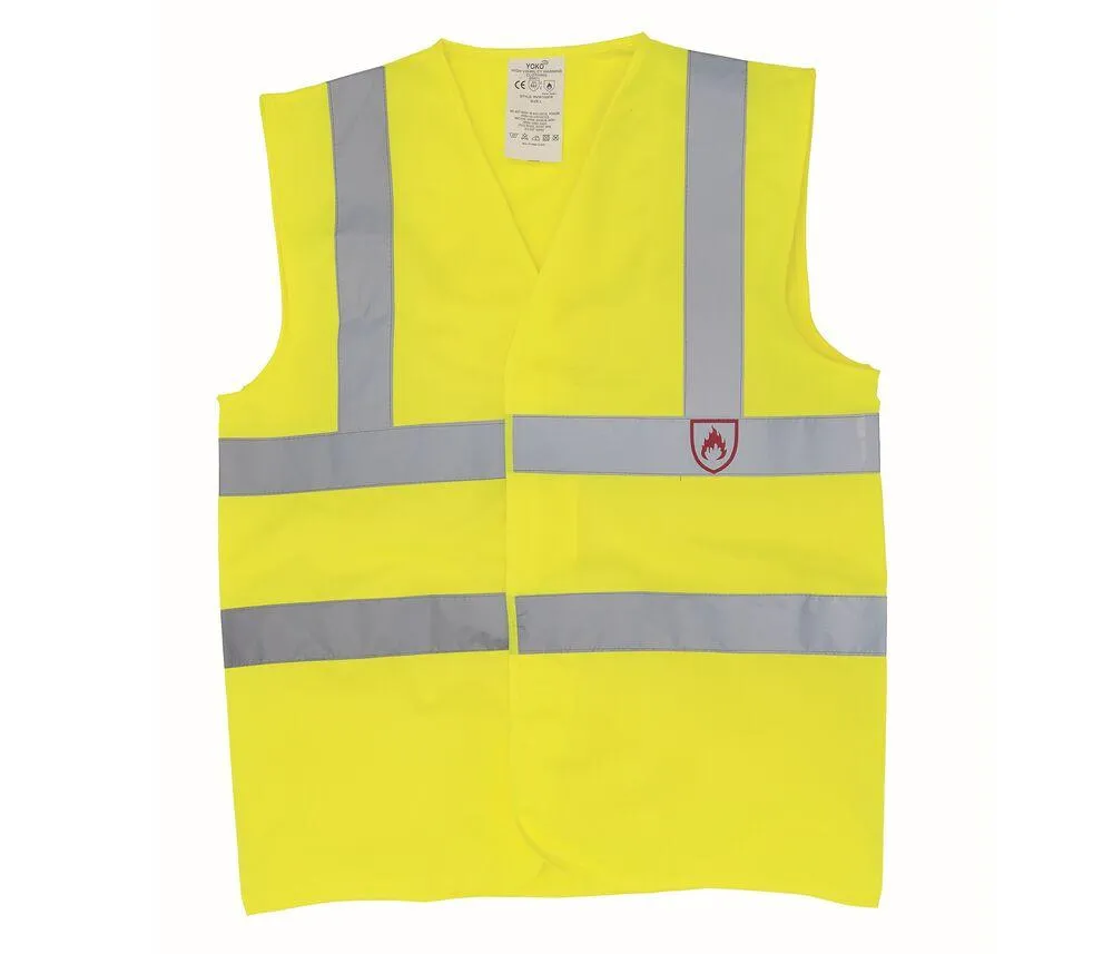 Yoko YK100R - Chaqueta de seguridad ignífuga - Hi Vis Yellow