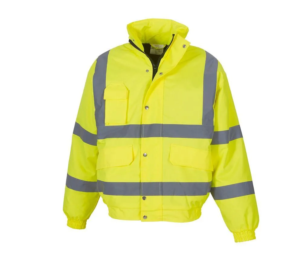 Yoko YK211 - Chaqueta bomber de alta visibilidad - Hi Vis Yellow