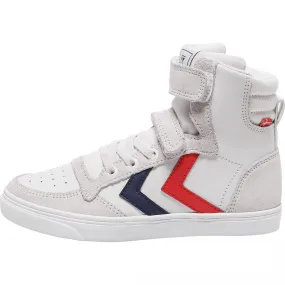 Zapatillas niños Hummel slimmer stadil leather high [Tamaño 27]