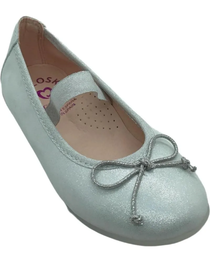 Zapatos de Niña PABLOSKY BAILARINAS NINA 351155 BLANCO