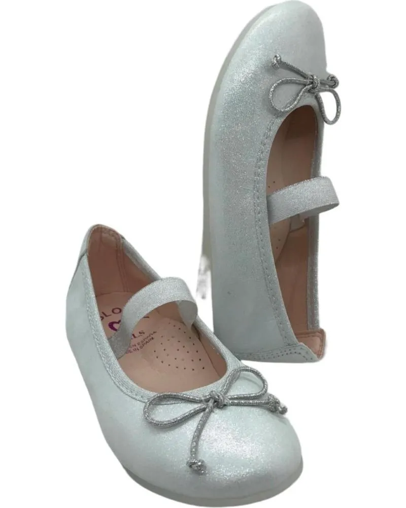 Zapatos de Niña PABLOSKY BAILARINAS NINA 351155 BLANCO